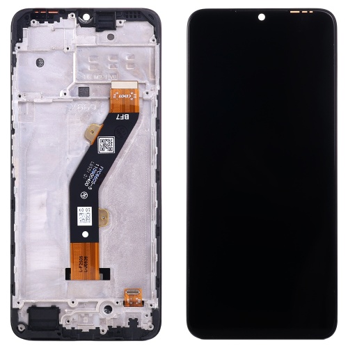 Дисплей Infinix Hot 30i X669 з тачскріном (AAAA з рамкою)
