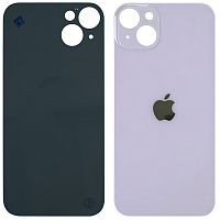 Задня кришка Apple iPhone 14 Plus (фіолетова AAAA з великим отвором)