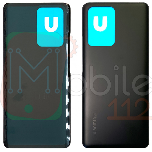 Задняя крышка Xiaomi 11T, 11T Pro (черная матовая)