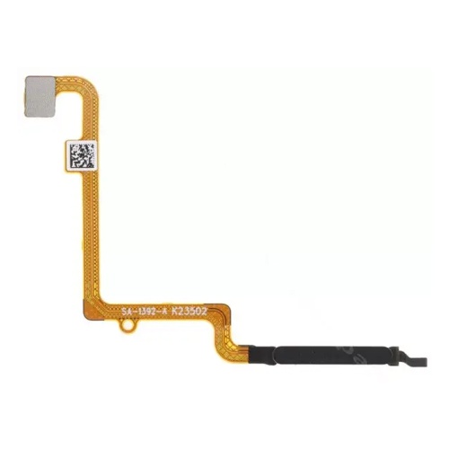 Шлейф Xiaomi Redmi A3 з кнопкою включення та сканером відбитка пальця (чорний оригінал Китай)