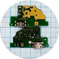 Шлейф Nokia C10 C20 з роз'ємом зарядки та мікрофоном - нижня плата (оригінал Китай)