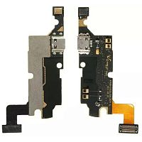 Шлейф Samsung Galaxy Note N7000 I9220 з роз'ємом зарядки та мікрофоном - нижня плата (AAA)