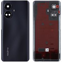 Задняя крышка Realme 10 Pro+ Plus 5G RMX3687 (черная оригинал Китай со стеклом камеры)