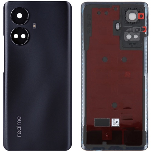 Задня кришка Realme 10 Pro+ Plus 5G RMX3687 (чорна оригінал Китай зі склом камери) Задня кришка Realme 10 Pro+ Plus 5G RMX3687 (чорна оригінал Китай зі склом камери)