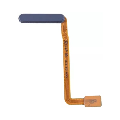 Шлейф Samsung M356 Galaxy M35 з кнопкою включення та сканером відбитка пальця (AAA синій)