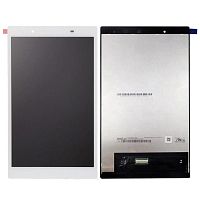 Дисплей Lenovo Tab 4 TB-8504 + тачскрин (белый с зеленым коннекотором)