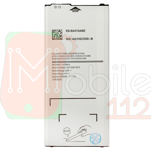 Аккумулятор Samsung EB-BA510ABE оригинал Китай Galaxy A5 2016 A510H 2900 mAh