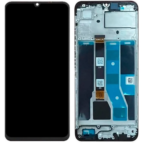 Дисплей Realme C53 RMX3760 з тачскріном та рамкою (оригінал Китай)