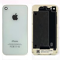 Задняя крышка Apple iPhone 4 (белая)