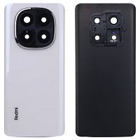 Задняя крышка Xiaomi Redmi Note 14 Pro+ Plus (белая оригинал Китай со стеклом камеры)