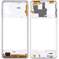 Рамка корпусу Samsung Galaxy M51 M515 (срібляста)