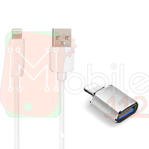 Кабель зарядки AiXun UL1 iPhone 5S-12 Pro Max,Ipad,IPod iOS 12.4 та вище фото 2