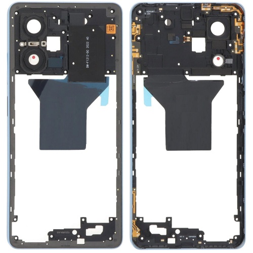Рамка корпусу Xiaomi Redmi Note 12 Pro 5G (блакитна)