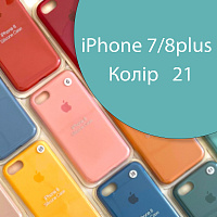 Чохол Silicone case для iPhone 7 Plus 8 Plus (зелений №21)