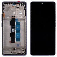 Дисплей Xiaomi Redmi Note 13 Pro 4G, Poco M6 Pro 4G з тачскріном (оригінал Китай з фіолетовою рамкою)