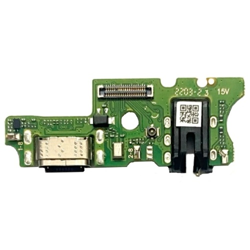 Шлейф Tecno Spark 9 Pro KH7 з роз'ємами зарядки та навушників, мікрофоном - нижня плата (оригінал Китай)