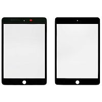 Скло дисплея Apple iPad Mini 5 (чорне OCA Pro з плівкою)