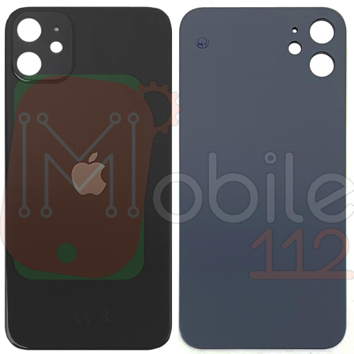 Задня кришка Apple iPhone 11 (чорна AAA з великим отвором)