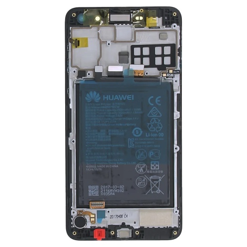 Дисплей Huawei Y5 2017 MYA-L02 L22 U29, Y6 2017 51050NFE з тачскріном (оригінал 100% Service Pack з рамкою)