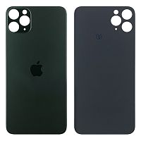 Задня кришка Apple iPhone 11 Pro Max (зелена оригінал Китай з великим отвором)