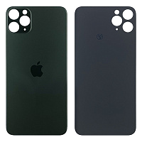 Задня кришка Apple iPhone 11 Pro Max (зелена оригінал Китай з великим отвором)