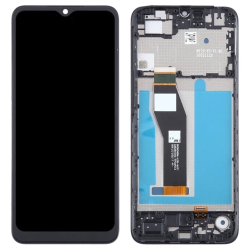 Дисплей Motorola Moto E13 XT2345 з тачскріном (оригінал 100% Service Pack з рамкою)