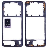 Рамка корпусу Vivo V20 (фіолетова зі склом камери)