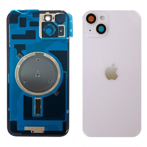 Задня кришка Apple iPhone 14 Plus (фіолетова з рамкою, склом камер та магнітом) фото 2