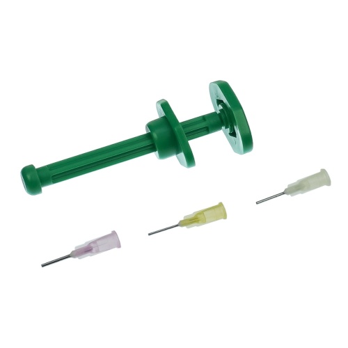 Толкатель пластиковый Aida A-6505 для шприца с флюсом, в комплекте с тремя насадками G14a