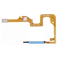 Шлейф Huawei Honor X7 CMA-LX2, CMA-LX1, CMA-LX3 з кнопкою включення та сканером відбитка пальця (синій оригінал Китай)