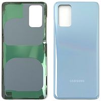 Задня кришка Samsung Galaxy S20+ Plus G985F (блакитна оригінал Китай)