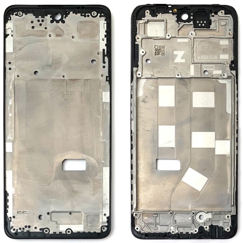 Рамка дисплея Oppo A98 5G (чорна) фото 2