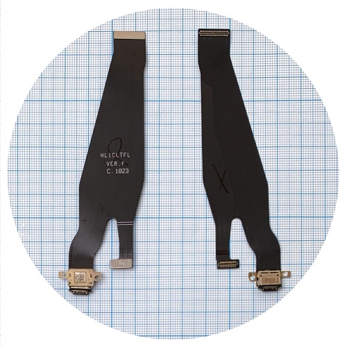 Шлейф Huawei P20 Pro CLT-L29 CLT-L09 з роз'ємом зарядки фото 2