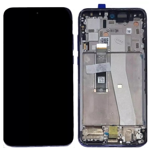 Дисплей Motorola Edge 30 Neo XT2245-1 з тачскріном (оригінал 100% Service Pack із сріблястою рамкою)