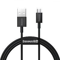 Кабель зарядки Baseus Superior Series USB A - Micro 2A 2м чорний (CAMYS-A01)