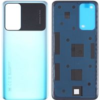 Задня кришка Xiaomi Poco M4 5G (блакитна оригінал Китай)