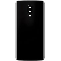 Задня кришка OnePlus 6T A6013 (чорна зі склом камери)