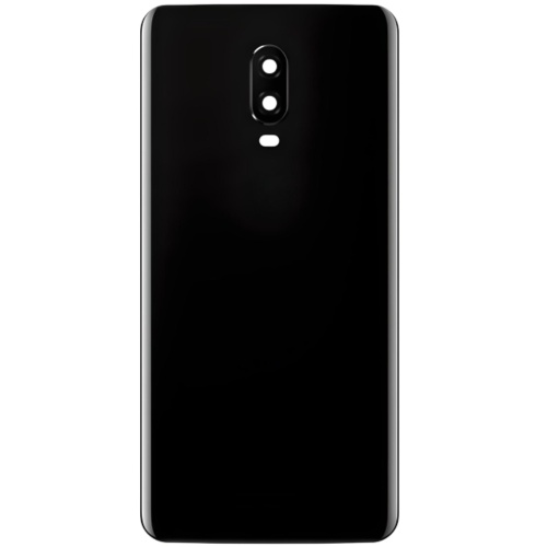 Задня кришка OnePlus 6T A6013 (чорна зі склом камери)