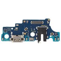 Шлейф Samsung Galaxy A06 5G A066B с разъемами зарядки, наушников и микрофоном - нижняя плата (AAA)