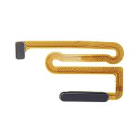 Шлейф Samsung Galaxy A13 A135F A137F с кнопкой включения и сканером отпечатка пальца (черный оригинал Китай)
