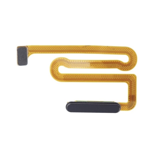 Шлейф Samsung Galaxy A13 A135F A137F з кнопкою включення та сканером відбитка пальця (чорний оригінал Китай)