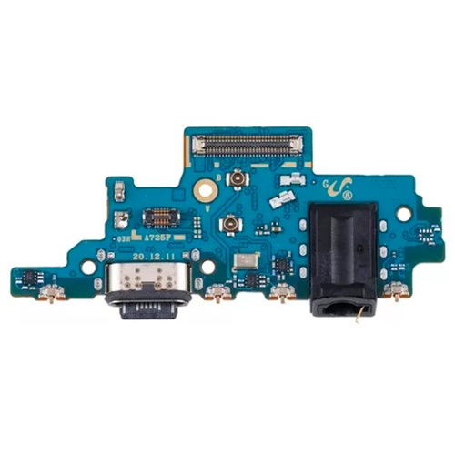 Шлейф Samsung Galaxy A72 A725F, A72 5G A726B з роз'ємами зарядки, навушників та мікрофоном - нижня плата (AAA) Шлейф Samsung Galaxy A72 A725F, A72 5G A726B з роз'ємами зарядки, навушників та мікрофоном - нижня плата (AAA)