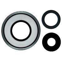 Скло камери Xiaomi 12 Pro (чорне - 3 шт)