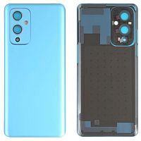 Задня кришка OnePlus 9 LE2113 (блакитна оригінал Китай зі склом камери)