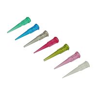 Дозаторы Aida пластиковые 7 шт для шприцев, ёмкостей с флюсами и жидкостями (0.4, 0.6, 0.8, 1.0, 1.2, 1.4, 1.6 мм)