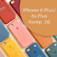 Чохол Silicone case для iPhone 6 Plus, 6S Plus (коричневий №28)