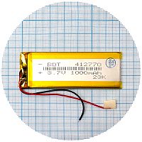 Акумулятор універсальний 412770 70 х 26 х 3 мм 1000 mAh 3.7V