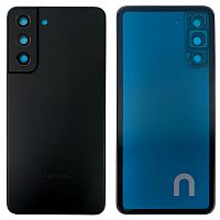 Задня кришка Samsung Galaxy S21 FE 5G G990B (чорна оригінал Китай зі склом камери)