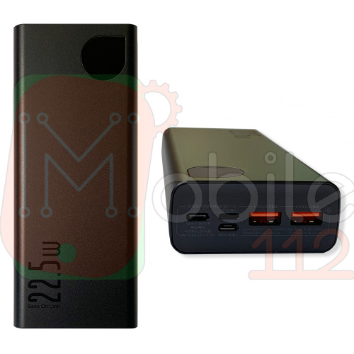 Power Bank Повербанк Baseus Adaman Metal Digital Display Quick Charge 20000 mAh 22.5W (PPAD000101 PPADM20S) фото 3