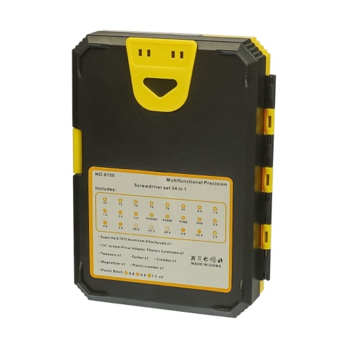 Набор инструментов Aida N0.8150 (ручка, 24 биты, удлинитель, отвёртки +1.5, *0.8, Y0.6, 3 оупентула, магнитайзер) фото 6